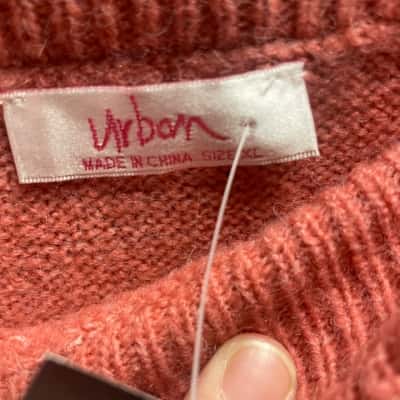 Urban Pink Marl Knitted Skirt