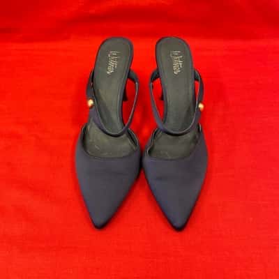 Wittner Womens  Size 40 Navy Blue Stiletto Heels