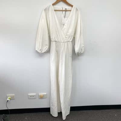 Tussah White Kenna Jumpsuit Size 12 