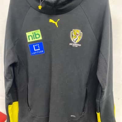 Richmond AFL Mens  Size L Hoodie Black  / Yellow 
