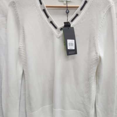 "Trent Nathan" with Tags,  Branded Mens Size S Cardigan in Cream