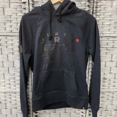 Superdry Mens  Size M Hoodie Blue 