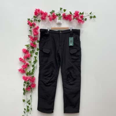 Jiang Kuo Mens Outdoor Pants Size 4XL Black  