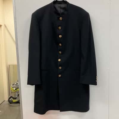 FIRENZE Italian Design 100% Wool Long Line Jacket
