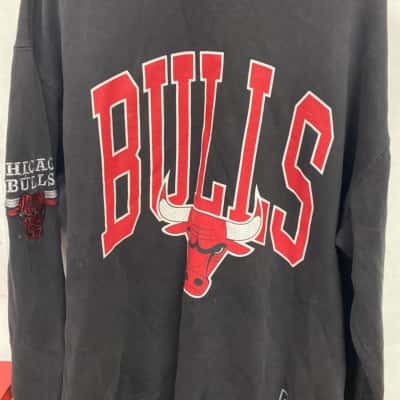 Chicago Bulls NBA Mens  Size M Pullover Black  