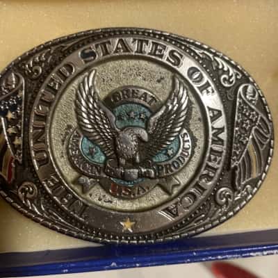  Mens United Stars of America Belt Buckle