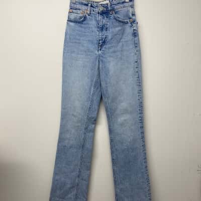 Zara Women’s Classic Bootcut Jeans Blue 