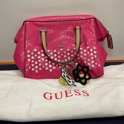 Guess Womens Pink Floral Handbag