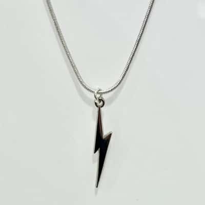 Harry Potter Lighting Bolt Scar Necklace Silver