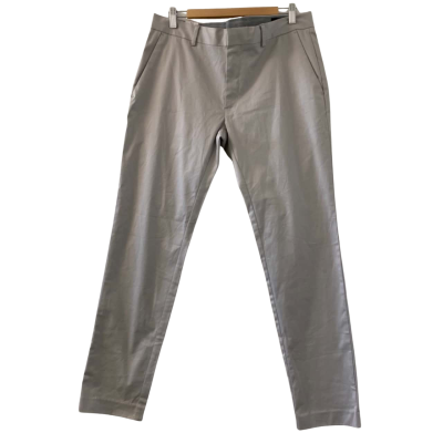SABA Men's Baxter Chino Pant Misty Grey Size M/33 Slim Fit (*Brand New* RRP $199)