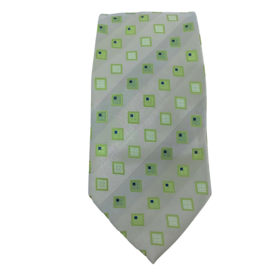  Laurant Benon 100% Silk Tie Green 