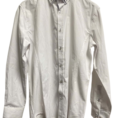 Tarocash Mens  Size M Business Shirt / Long Sleeve Shirt, White 