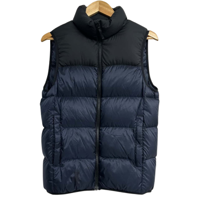 Uniqlo Mens Size XS Black/Navy Blue Puffer Vest
