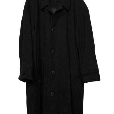 Winsor Charles long length wool & cashmere black Winter Coat