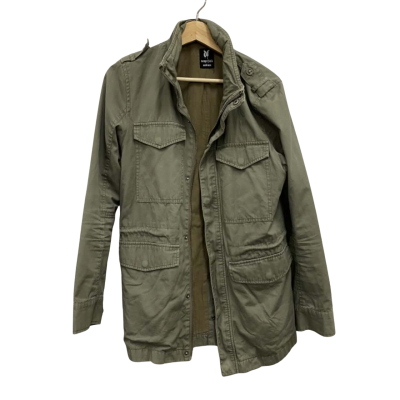 Dangerfield Mens Cargo Jacket Size M Green 