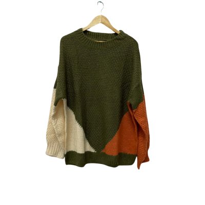 beme Womens  Size S Jumper Beige / Khaki / Orange 