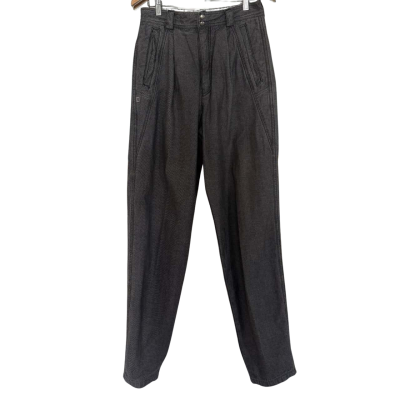 Vintage**80s Jag Grey Denim, High Waisted Pant.  Size 32