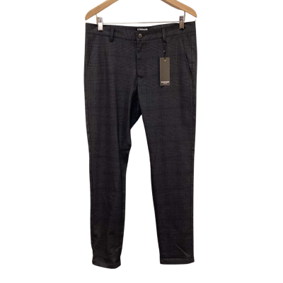 BNWT Connor Men’s Size 33 Charcoal Rick Check Chinos 