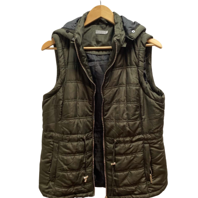 Serra Womens Khaki Puffer Vest Size 12