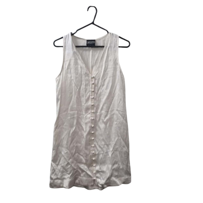 DRICOPER DENIM Women's Size S Sleeveless Dress in Cream 