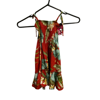  Kids Dress Size 2 Floral / Red 