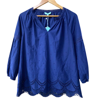 Blue Illusion Womens  Size XS Blue shirt
