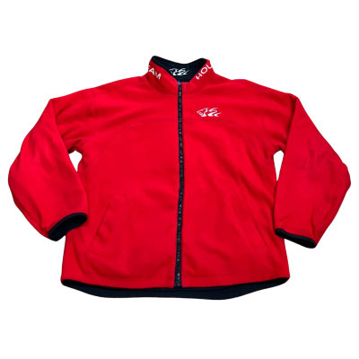 Holden Reversible Size L Fleece Jacket Black  / Red 