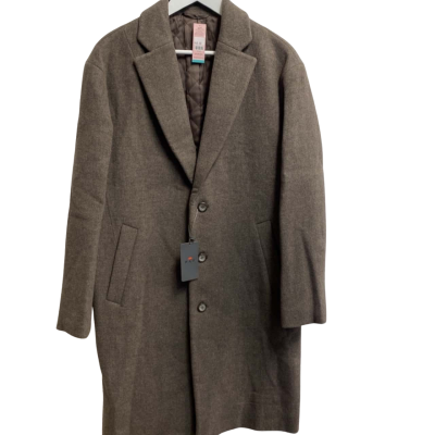 PAT Mens Size M Wool Winter Coat Grey 