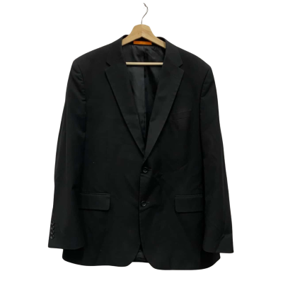 Van Heusen European Fit Mens Size 116R Blazer Black  
