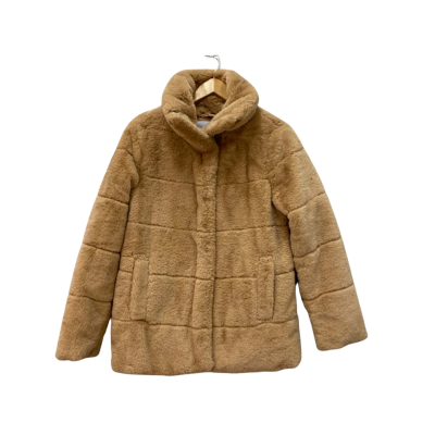 NVLT Womens  Size XS Winter Coat Beige Faux Fur
