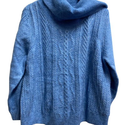 W. Lane Womens  Size XL Knitted Turtleneck Jumper, Light Blue 