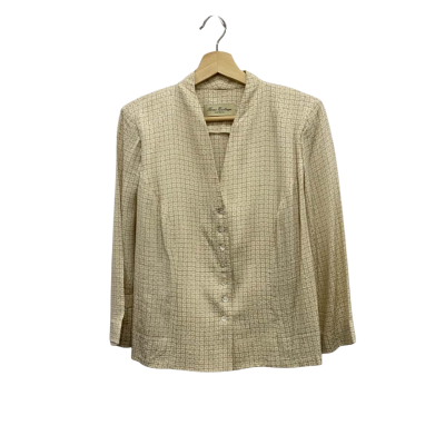 Teresa Zarlenga Blazer Womens Size 10 / 8 Beige 