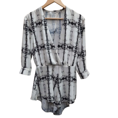  BEC & BRIDGE Size 8 Tie Dye Effect Playsuit 