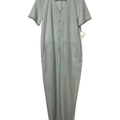 Rylee + cru dusty blue jumpsuit, denim like look, size S