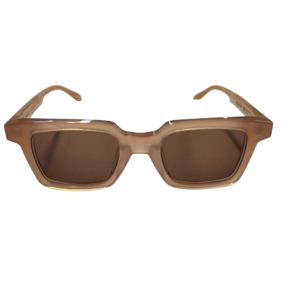  Women's AmEyewear Beige & Gold Prescription Sunglasses