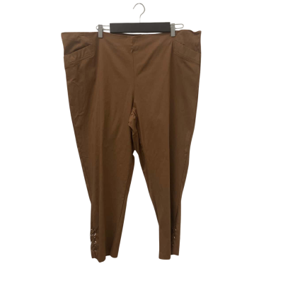 Autograph Womens  Size 26 Straight Leg Pants Brown 