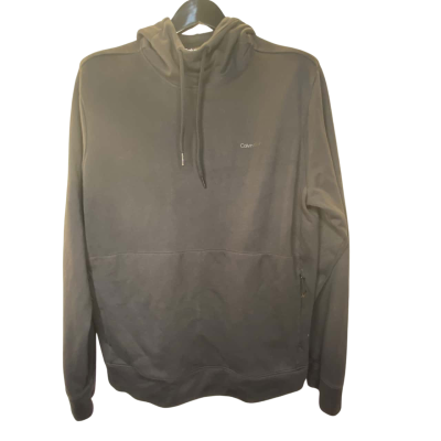 Calvin Klein Mens Logo Hoodie Size L Hoodie Black  