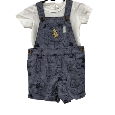 CLASSIC POOH OVETALLS AND BEBE JUMPSUIT