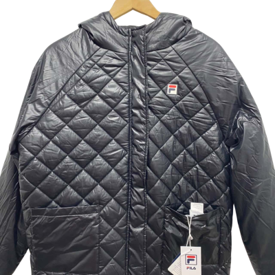 Fila Womens  Size XL Black  reversible jacket 
