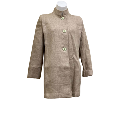  Womens  Size 8 Trench Coat / Winter Coat Beige 