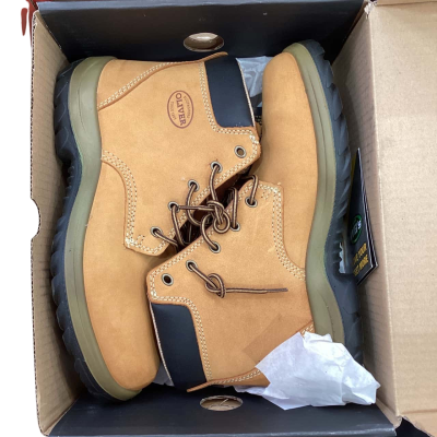  Bootmakers Oliver Mens Size 9.5 L/Up Boot Pad Collar Wheat Trader Shoes