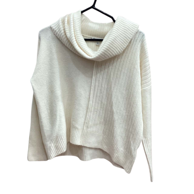 Miss Selfridge Womens Size 8 Roll Neck Cream Jumper
