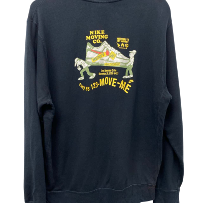 Nike Moving Co. Graphic Print Retro Style Sweatshirt 