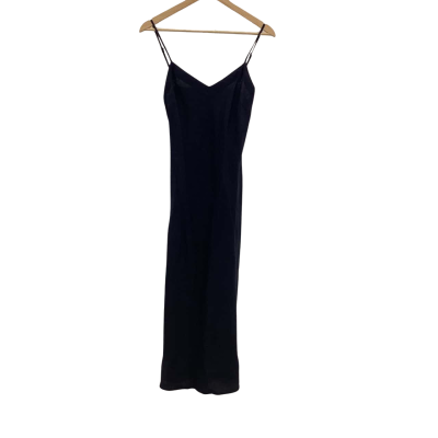 Seed Womens  Size 8 Sleeveless Dress  Navy Blue French Linen BNWT RRP $139