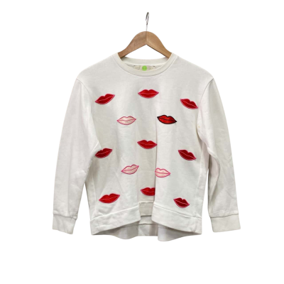 Stella McCartney Womens Size 38 Pullover Red / White 