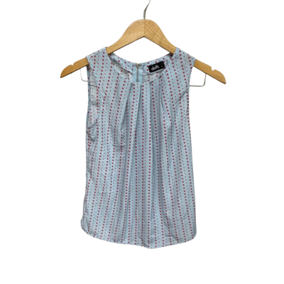 Dotti Womens Size 6 Blue / Pattern Vest