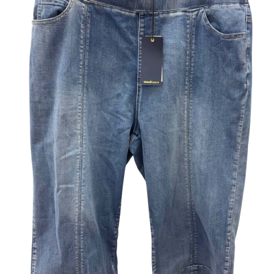 Taking Shape Womens  Size 20 Blue 3/4 denim pants 