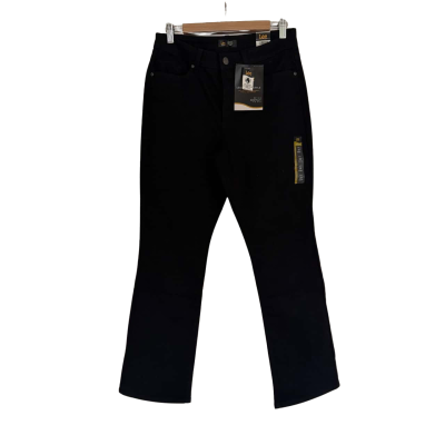 BNWT**Lee   Petite Bootcut. Mid Rise. Black Regular Fit Jean. Size 10 