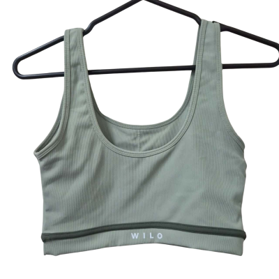  Wilo Womens Sports Bra Top Size M Green 