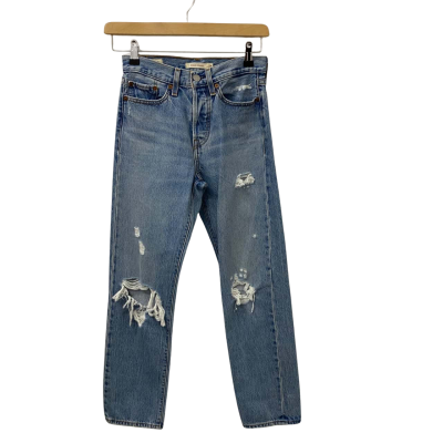 Levi Strauss & Co. Womens  Size 24 Distressed Jeans Blue 